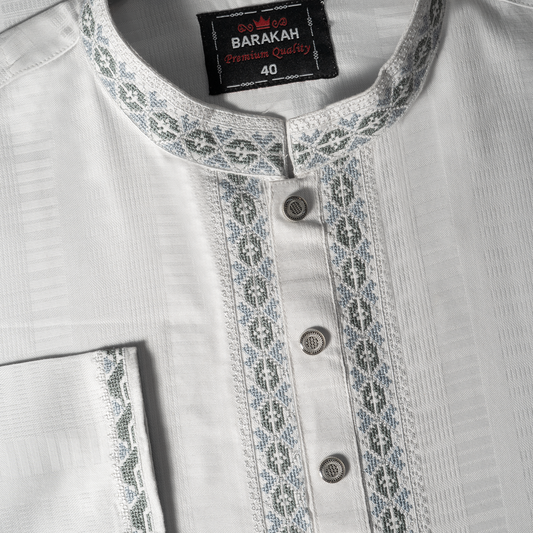 Refined Pattern Embroidered Panjabi for Men | CD-PG138