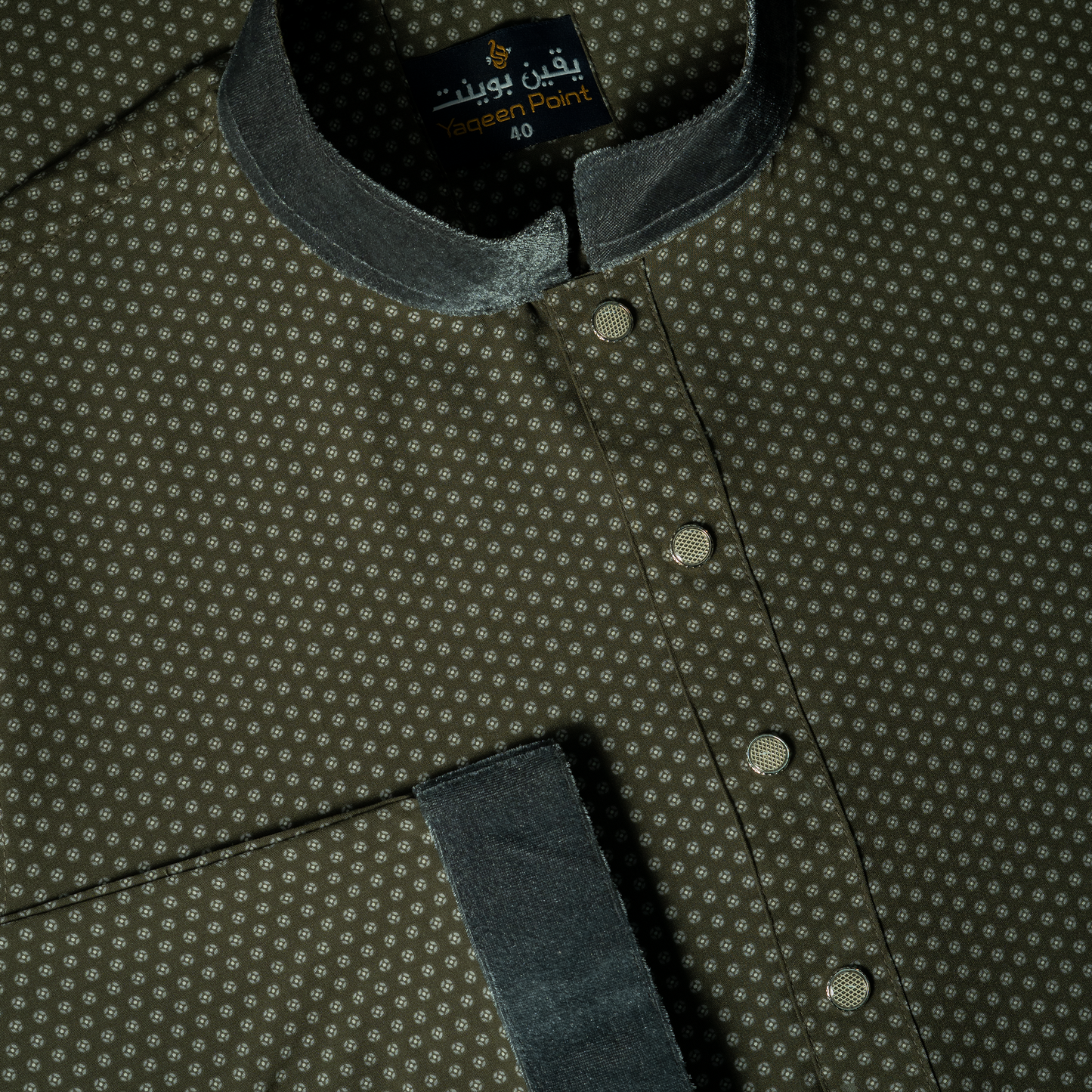 Classic Refined Heritage Pattern Panjabi | CD-PG141