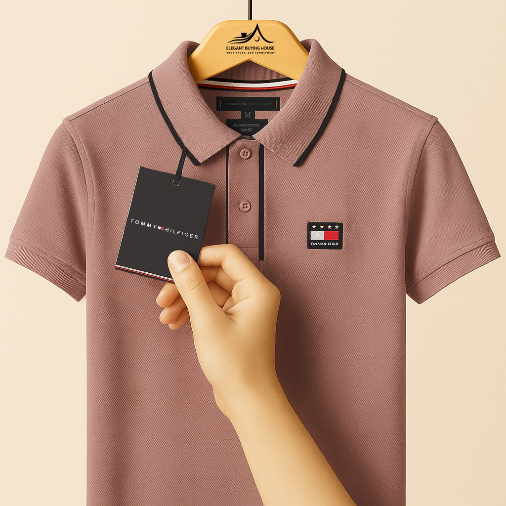 Premium Contrast-Trim Polo T-Shirt – Elevate Your Everyday Style| CD-MPP40