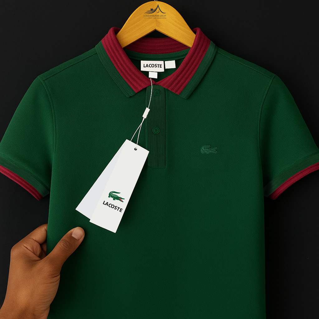 Men’s Premium Contrast Collar Polo Shirt – 4 Color Collection| CD-MPP31