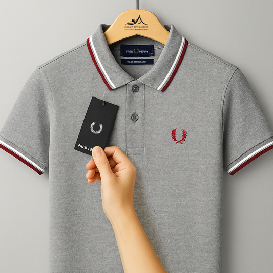 Heritage Tipped Polo Collection – 5 Refined Colors for Timeless Style| CD-MPP43