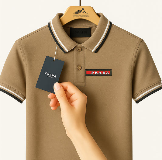 Men’s Premium Striped Collar Polo Shirt Collection – 5 Exclusive Colors| CD-MPP30