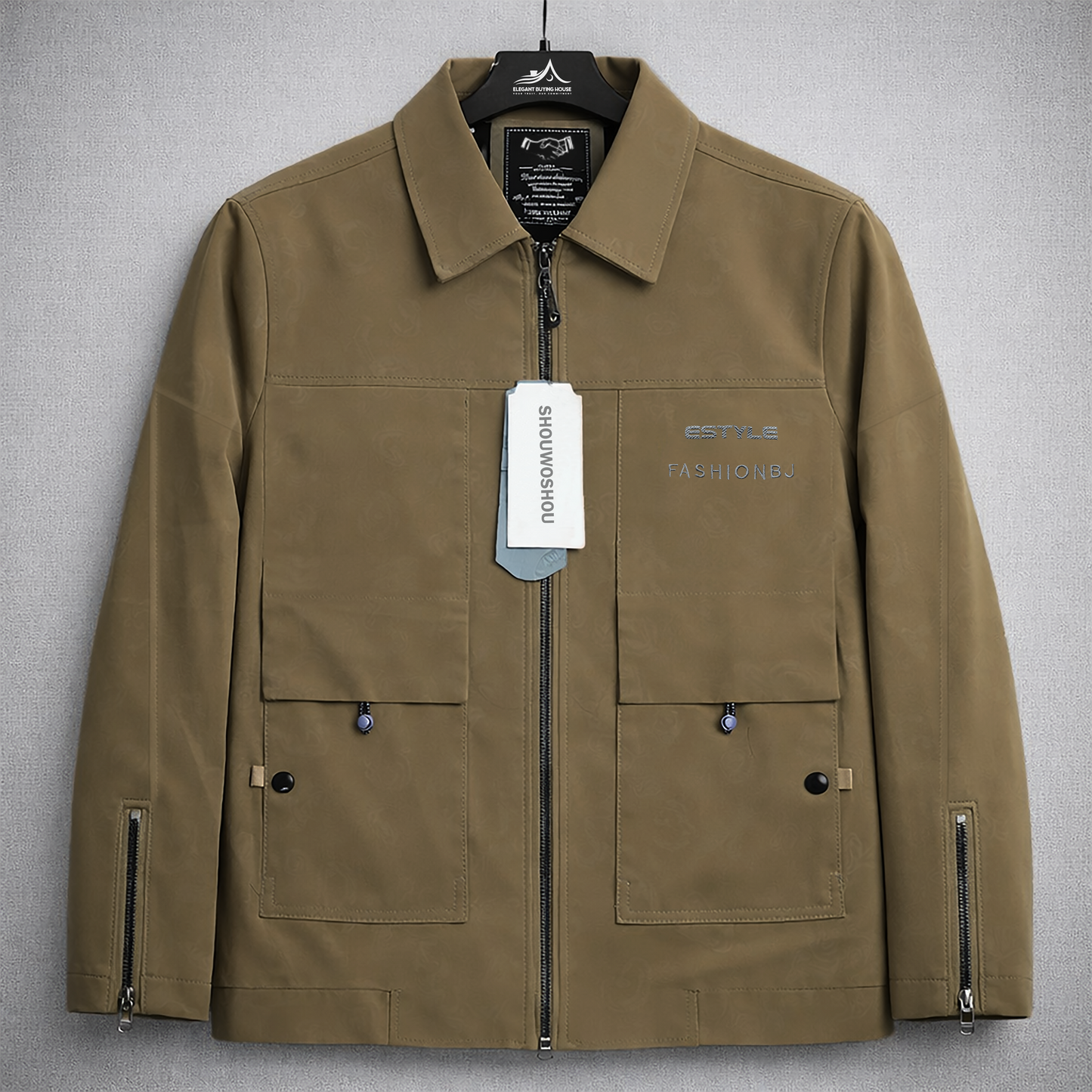 Men’s Premium Imported Leather Jacket – Modern Fit with Zipper & Pocket Design | Code-SWP69