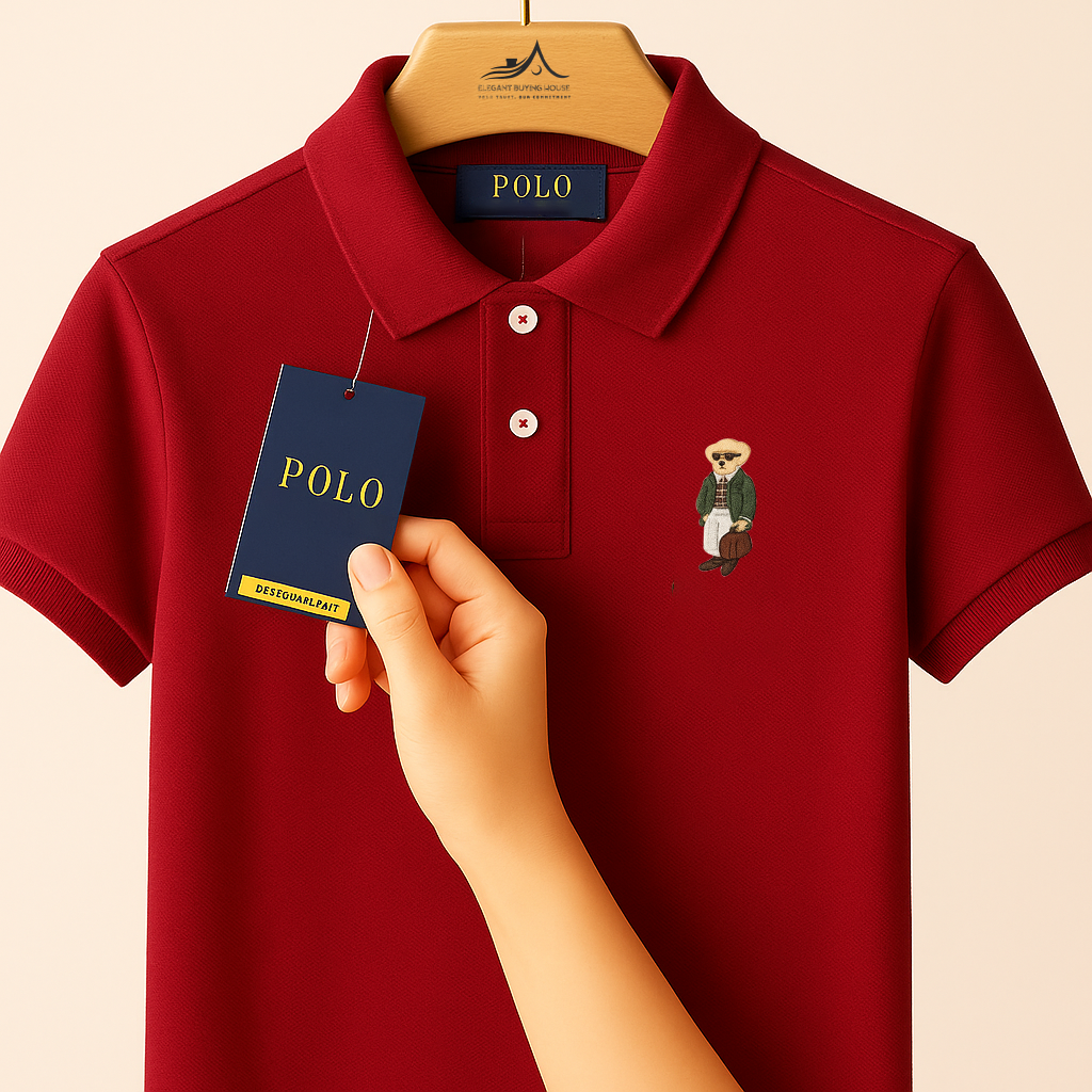 Luxury Polo Bear Collection – 5 Timeless Colors for Effortless Elegance| CD-MPP37