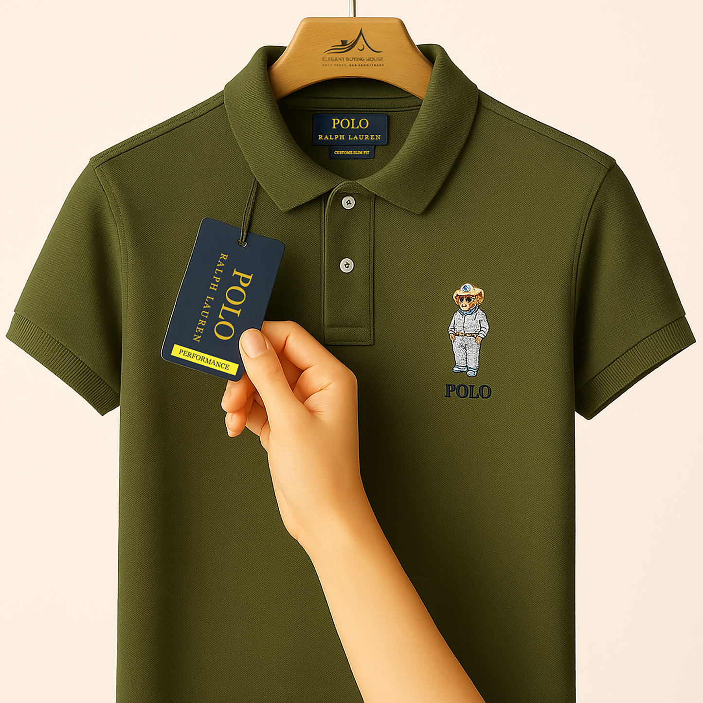 Elite Polo Bear Collection – 5 Premium Colors for Effortless Sophistication| CD-MPP38