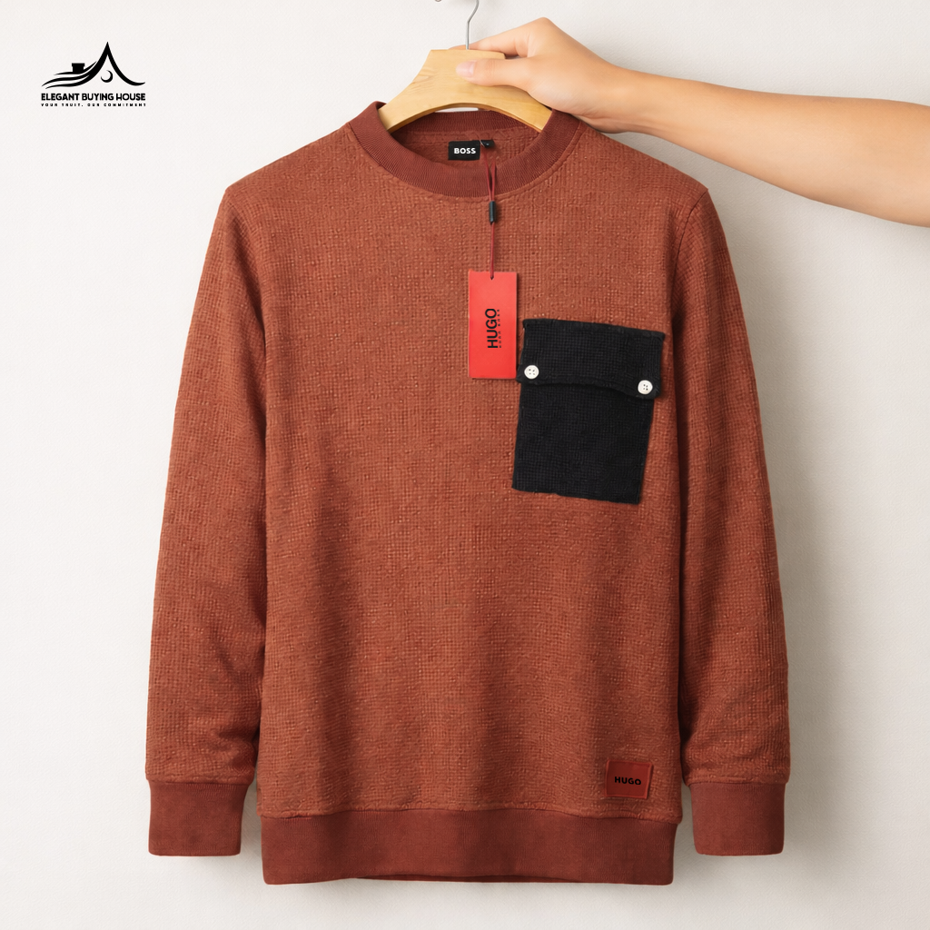 সিগনেচার পকেট সোয়েটশার্ট - প্রিমিয়াম স্টাইল এবং প্রতিদিনের আরামের কোড-SWP1