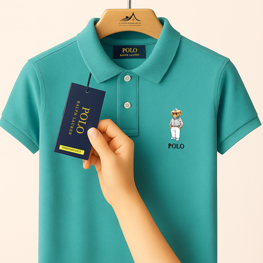 Elite Polo Bear Collection – 5 Premium Colors for Effortless Sophistication| CD-MPP38