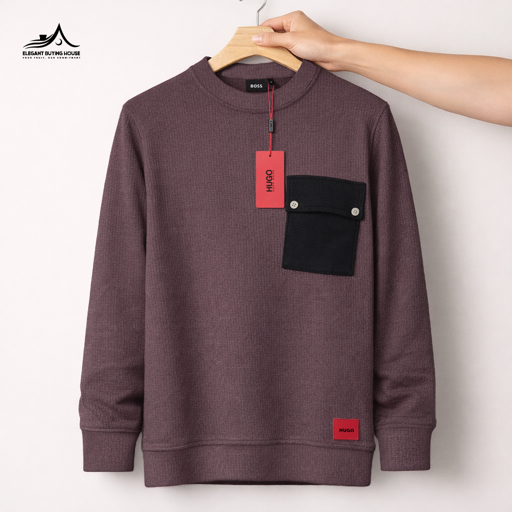 Signature Pocket Sweatshirts – Premium Style & Everyday Comfort Code-SWP1C