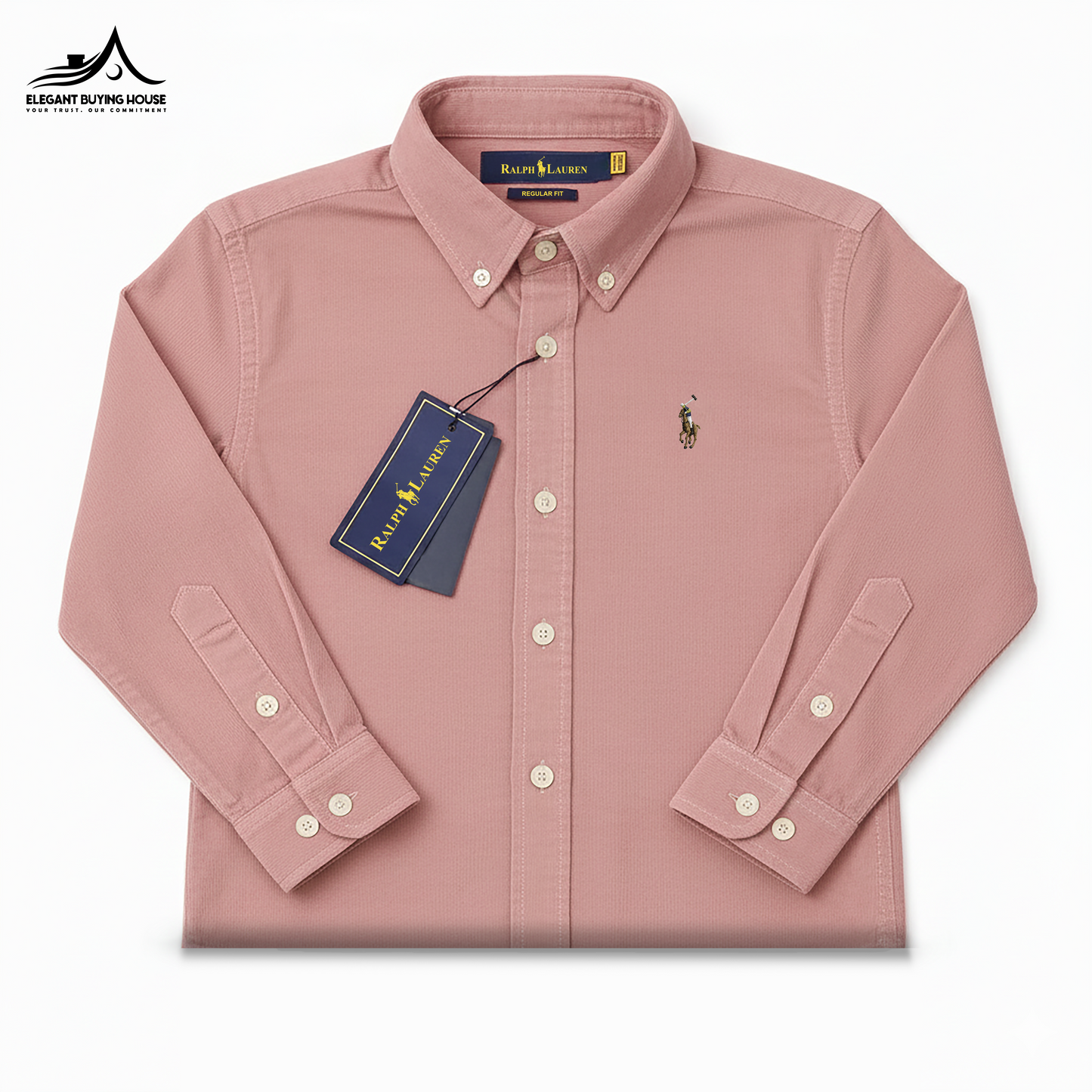 Premium Textured Button-Down Shirt – Classic Fit | All-Season Essential| CD-FM38