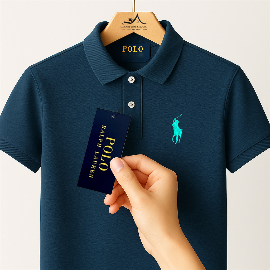 Luxury Cotton Polo Collection – 5 Timeless Colors for Modern Elegance| CD-MPP36