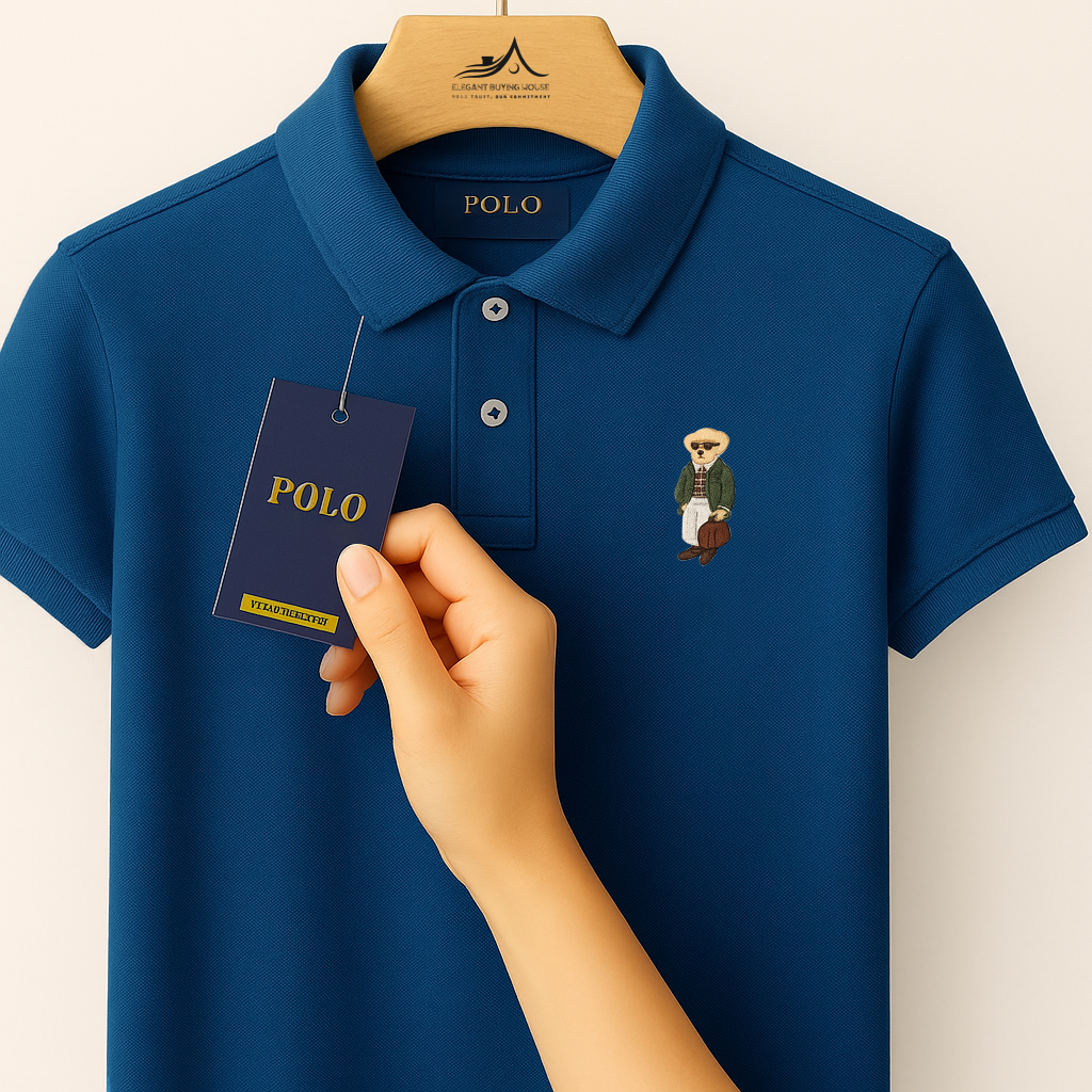 Luxury Polo Bear Collection – 5 Timeless Colors for Effortless Elegance| CD-MPP37C