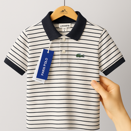 Men’s Premium Striped Polo Collection – Classic Comfort & Modern Style| CD-MPP32