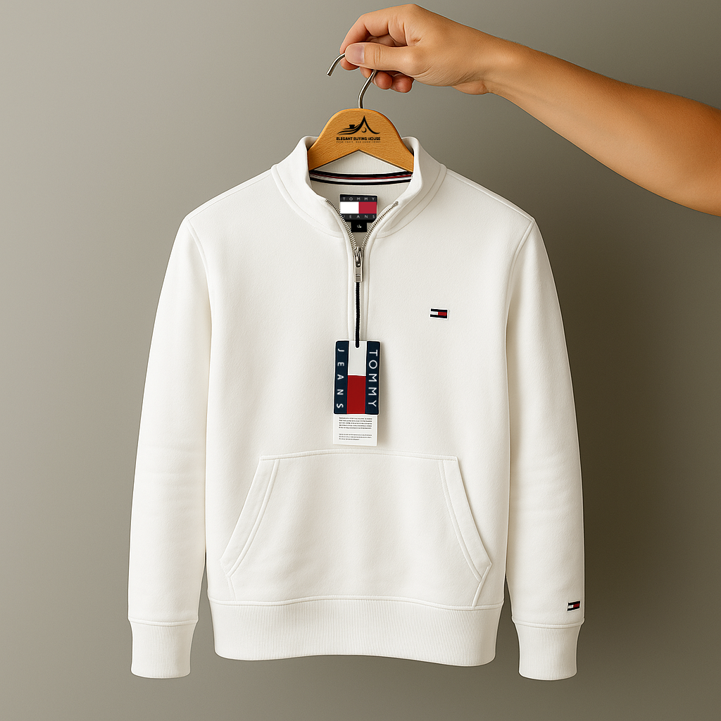 Premium Half-Zip Winter Sweatshirt – Ultra Soft, Warm & Stylish | Code-SWP44