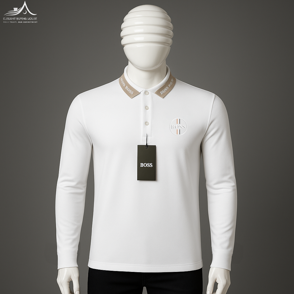 Men’s Premium Long Sleeve Polo Collection – Modern Fit, Elegant Colors| Code-SWP12