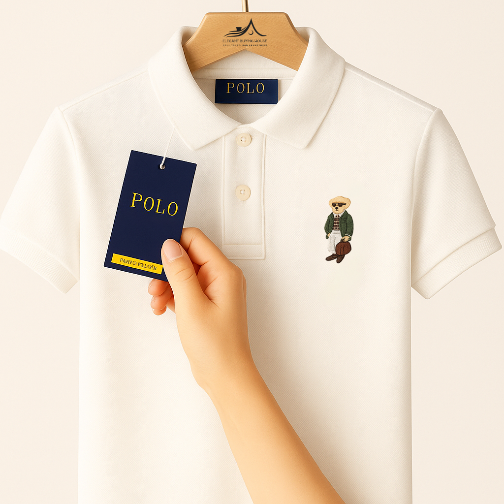 Luxury Polo Bear Collection – 5 Timeless Colors for Effortless Elegance| CD-MPP37