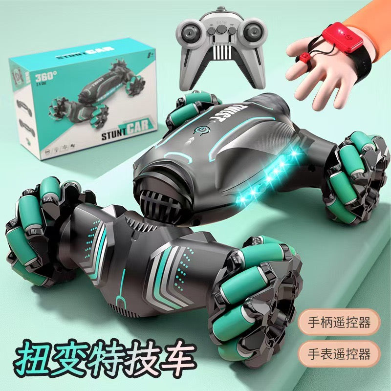 Rotation Remote Control Climbing Car 2.4G Remote Control 360-Degree Rotation Twisting Stunt Toy. CD-CT3 (China To Bangladesh Home Delivery)