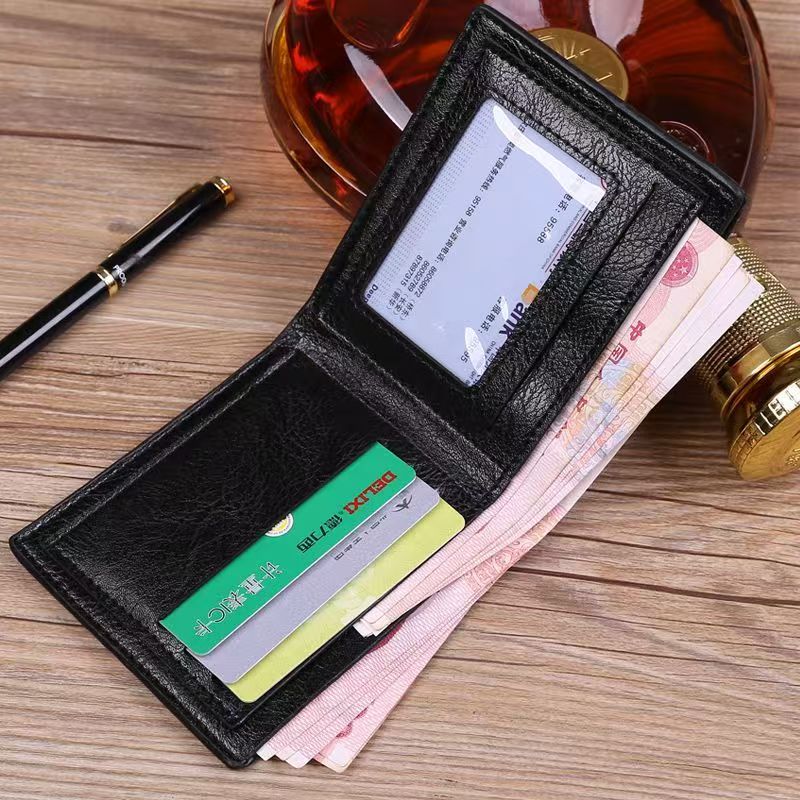 Reet Men's Leather Card Case Short Wallet CD-MF51 (China To Bangladesh Home Delivery)