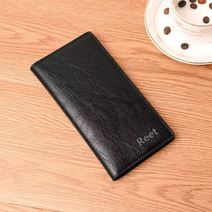 Reet Men's Leather Card Case Long Wallet CD-MF54 (China To Bangladesh Home Delivery)