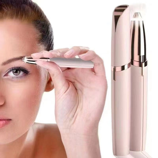 Electric eyebrow shaver, rechargeable, women's eyebrow trimmer, painless eyebrow shaver, nose hair trimmer, trimming tool, eyebrow trimmer CD-B38(China To Bangladesh Home Delivery)