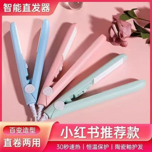 Mini rollers, big waves, big rollers, water waves, portable straight irons, two-in-one straight and curl, fluffy top of the head, magic tool CD-B40(China To Bangladesh Home Delivery)
