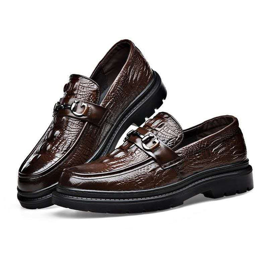 Crocodile men's business casual leather shoes. CD-SN267 (China To Bangladesh Home Delivery)