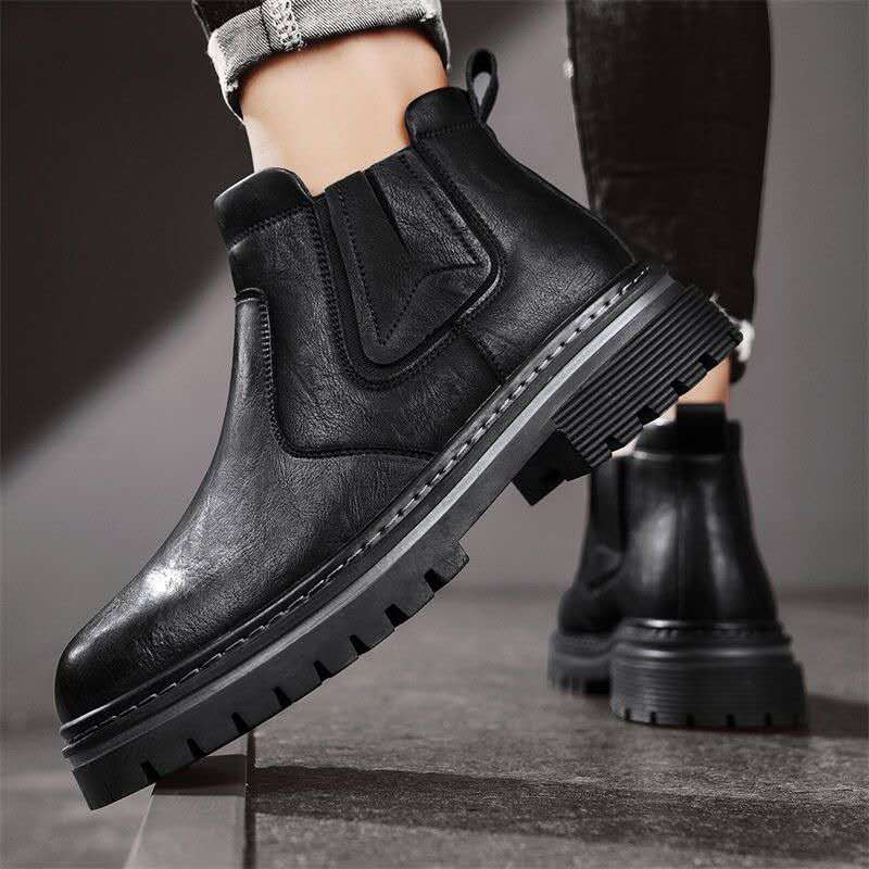 Leather boots for men. CD-SN291 (China To Bangladesh Home Delivery)