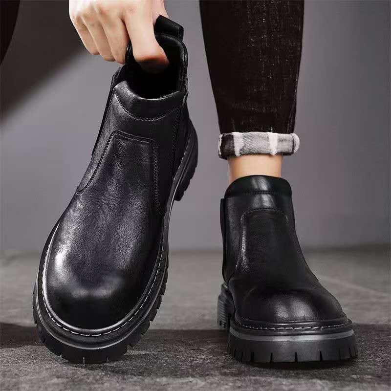 Leather boots for men. CD-SN291 (China To Bangladesh Home Delivery)