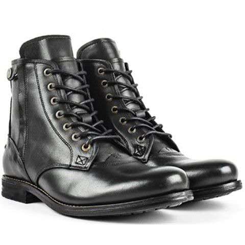 Men's leather Military Boots. CD-SN293 (China To Bangladesh Home Delivery)