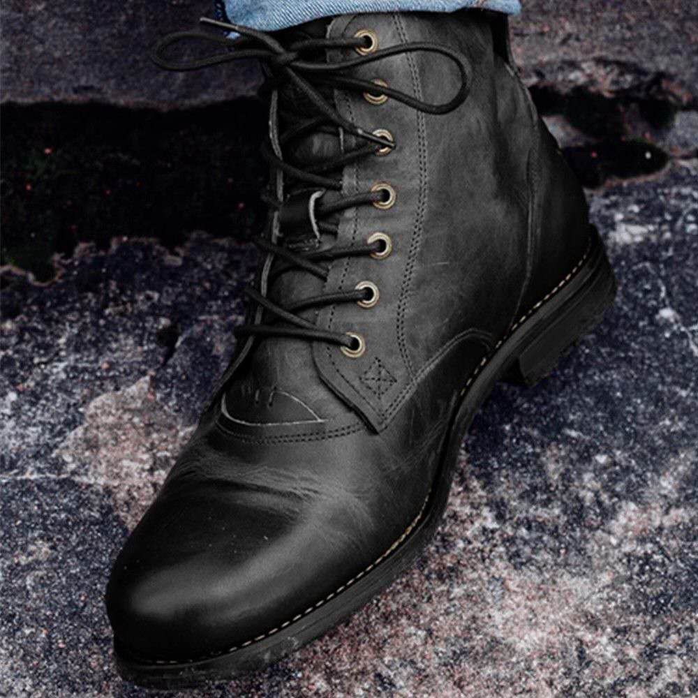 Men's leather Military Boots. CD-SN293 (China To Bangladesh Home Delivery)