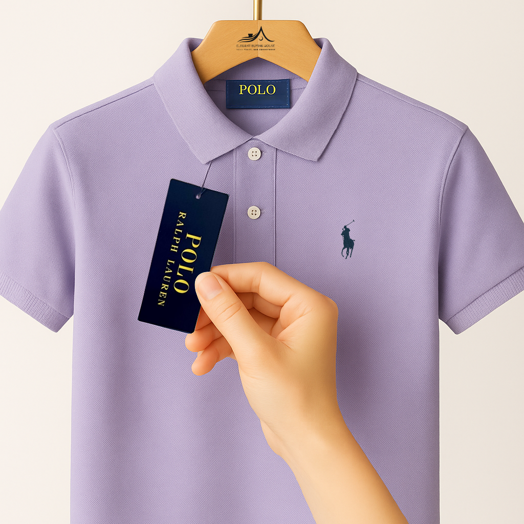 Luxury Cotton Polo Collection – 5 Timeless Colors for Modern Elegance| CD-MPP36