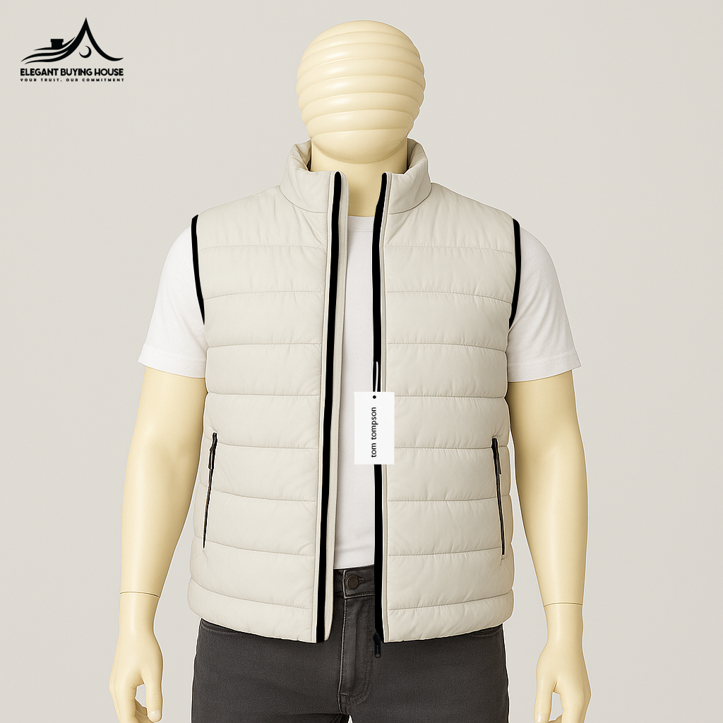 Men’s Premium Lightweight Puffer Vest – Warm, Stylish & All-Season Comfort | Code-SWP34