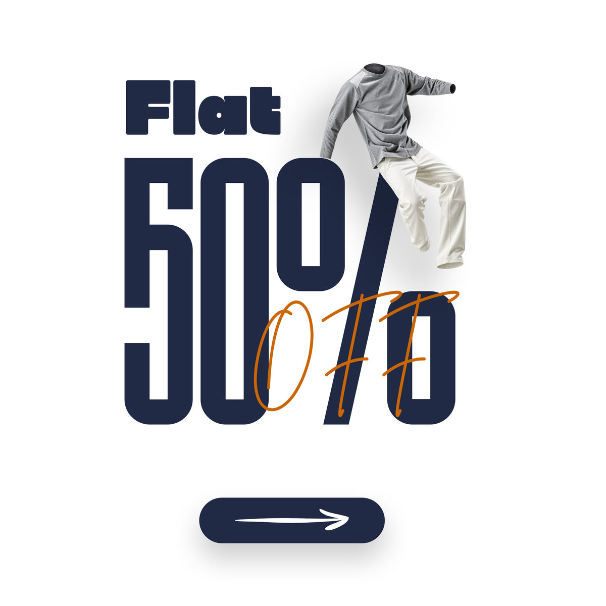 Flat 50% OFF
