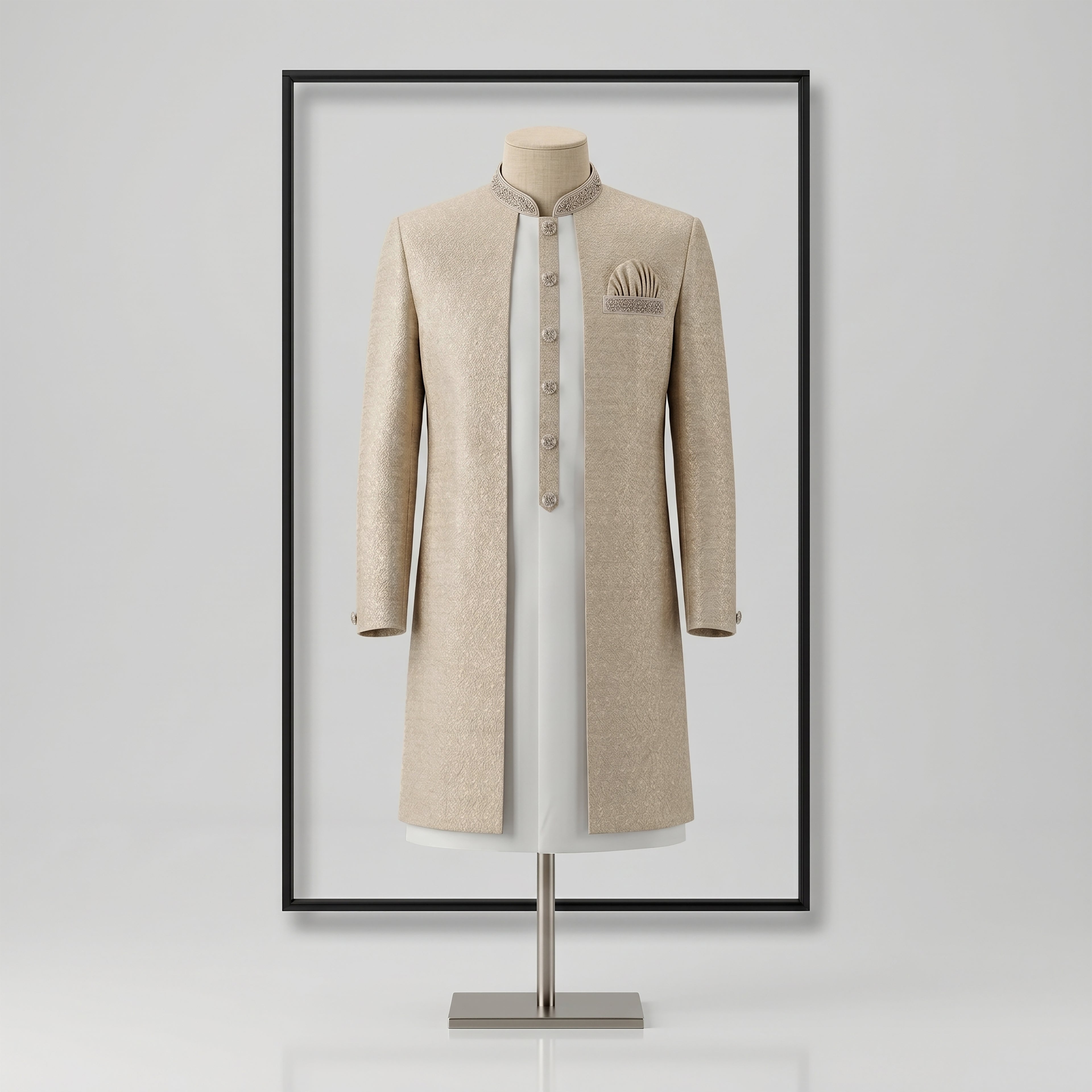 Classic Embroidered Sherwani for Wedding & Royal Occasion Wear | CD-WWS4