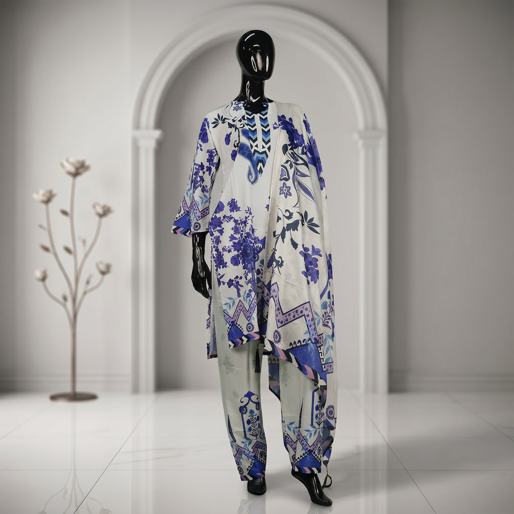 Chic Botanical Print Three Piece Set | CD-WD16