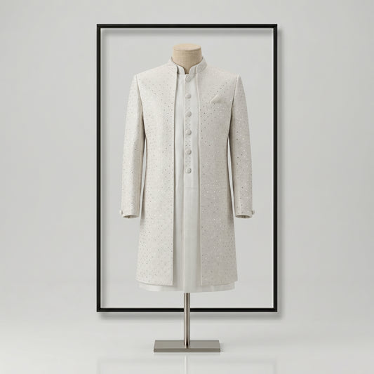 Classic Embroidered Sherwani for Wedding & Royal Occasion Wear | CD-WWS5