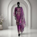 Luxury Embroidered Elegance Three Piece Set | CD-WD22