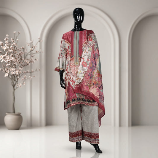 Elegant Floral Fusion Three Piece Set | CD-WD19