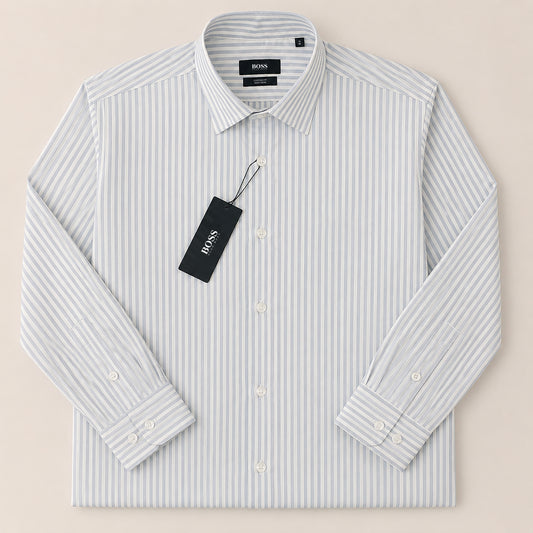 Men’s Premium Formal Stripe Shirt | All-Season Essential| CD-FM39