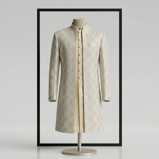 Classic Embroidered Sherwani for Wedding & Royal Occasion Wear | CD-WWS3