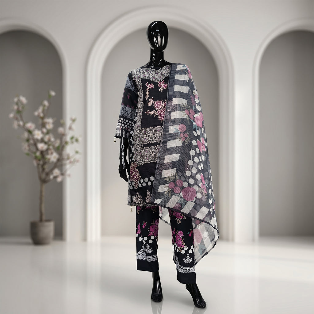 Chic Floral Fusion Three Piece Set | CD-WD5