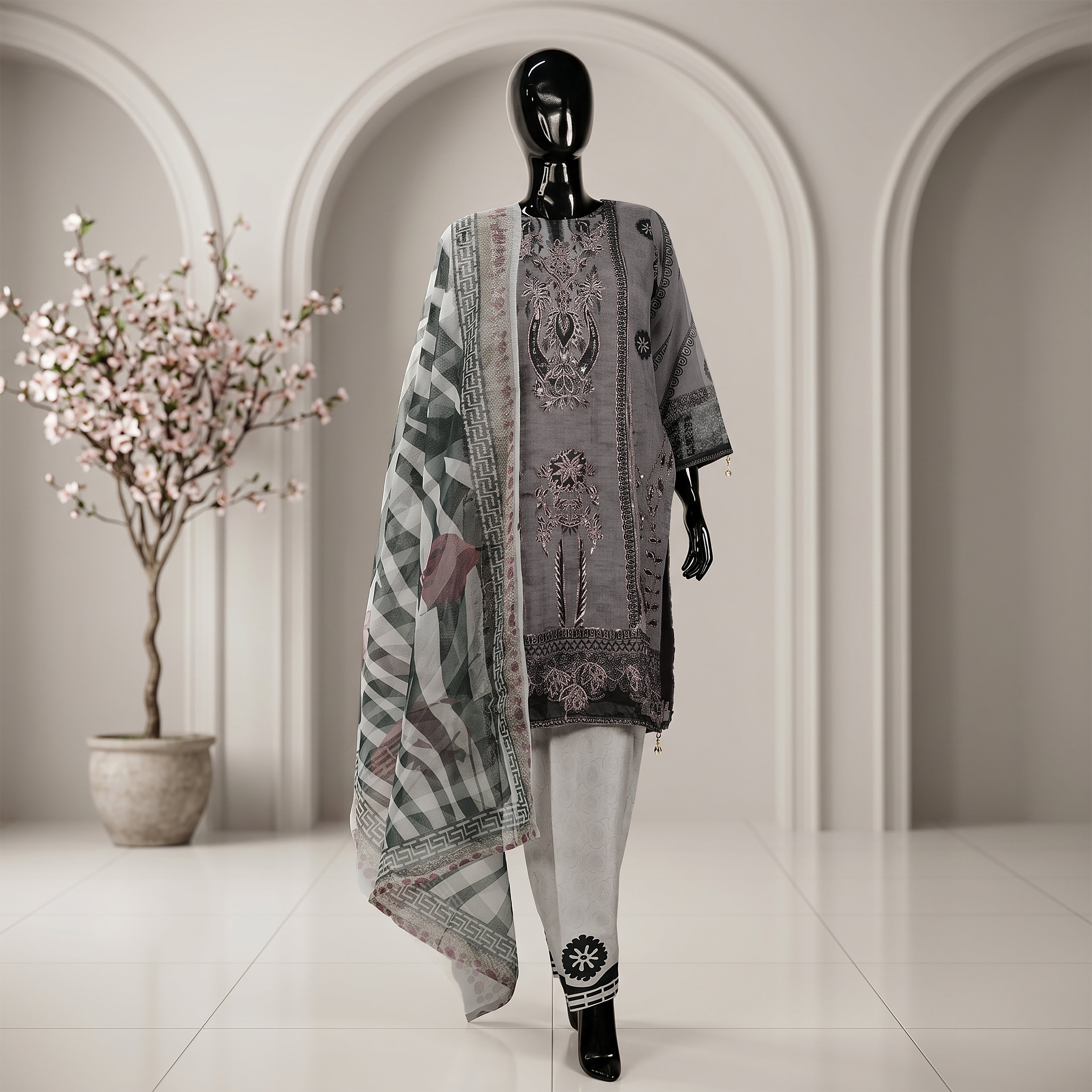 Ethnic Fusion Three Piece Set | CD-WD15