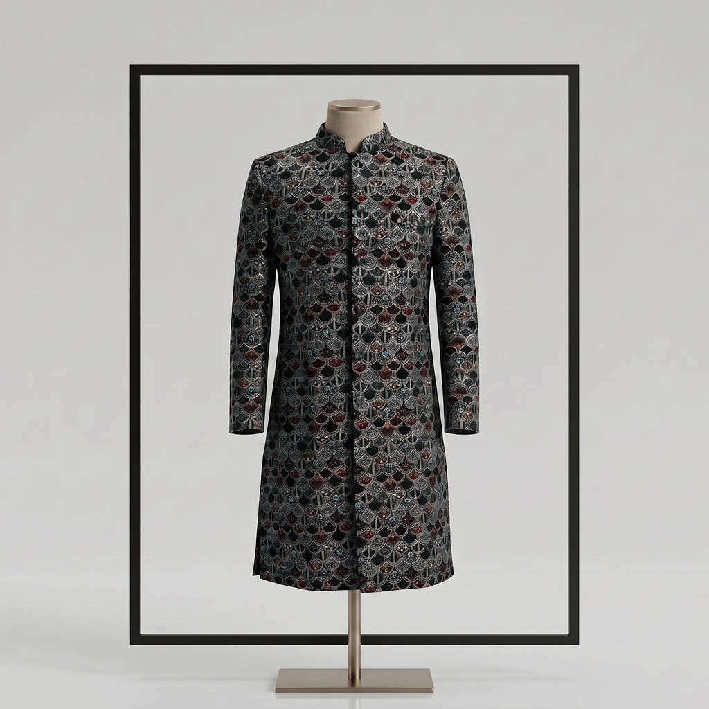 Classic Embroidered Sherwani for Wedding & Royal Occasion Wear | CD-WWS8