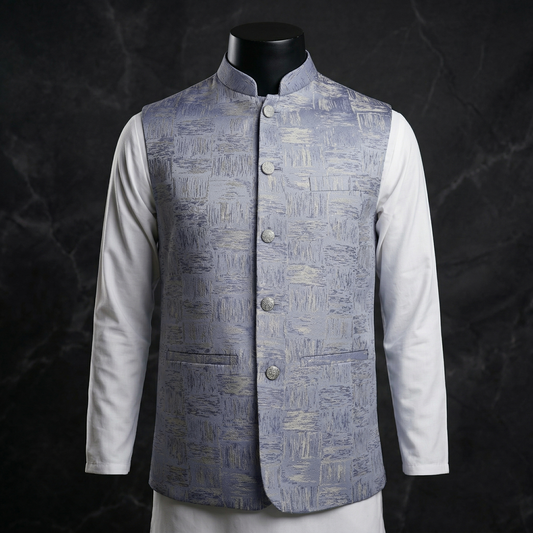 Elegant Textured Classic Waistcoat| CD-PGT2