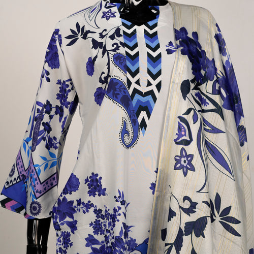 Chic Botanical Print Three Piece Set | CD-WD16