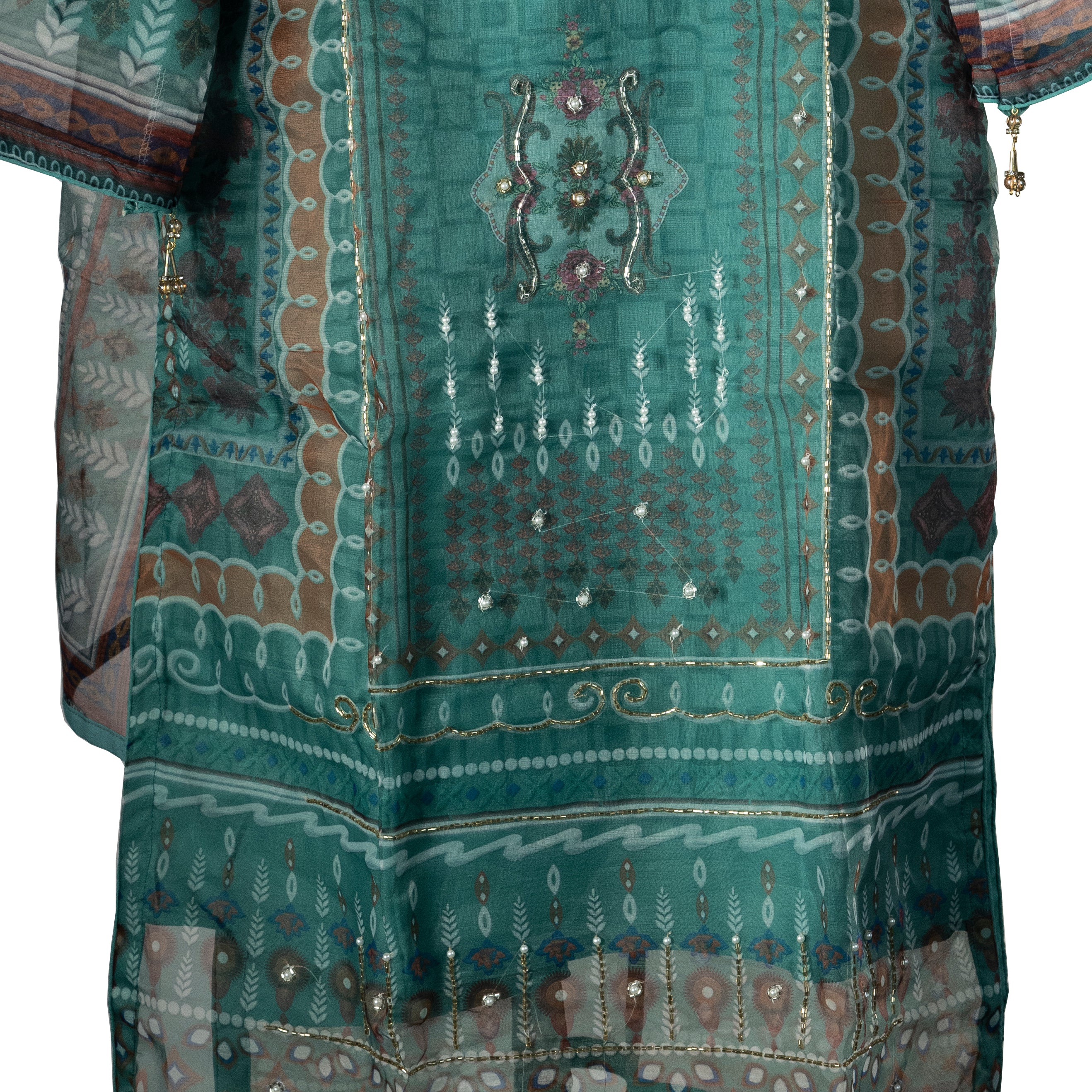Classic Embroidered Three Piece Set with Stylish Dupatta | CD-WD3