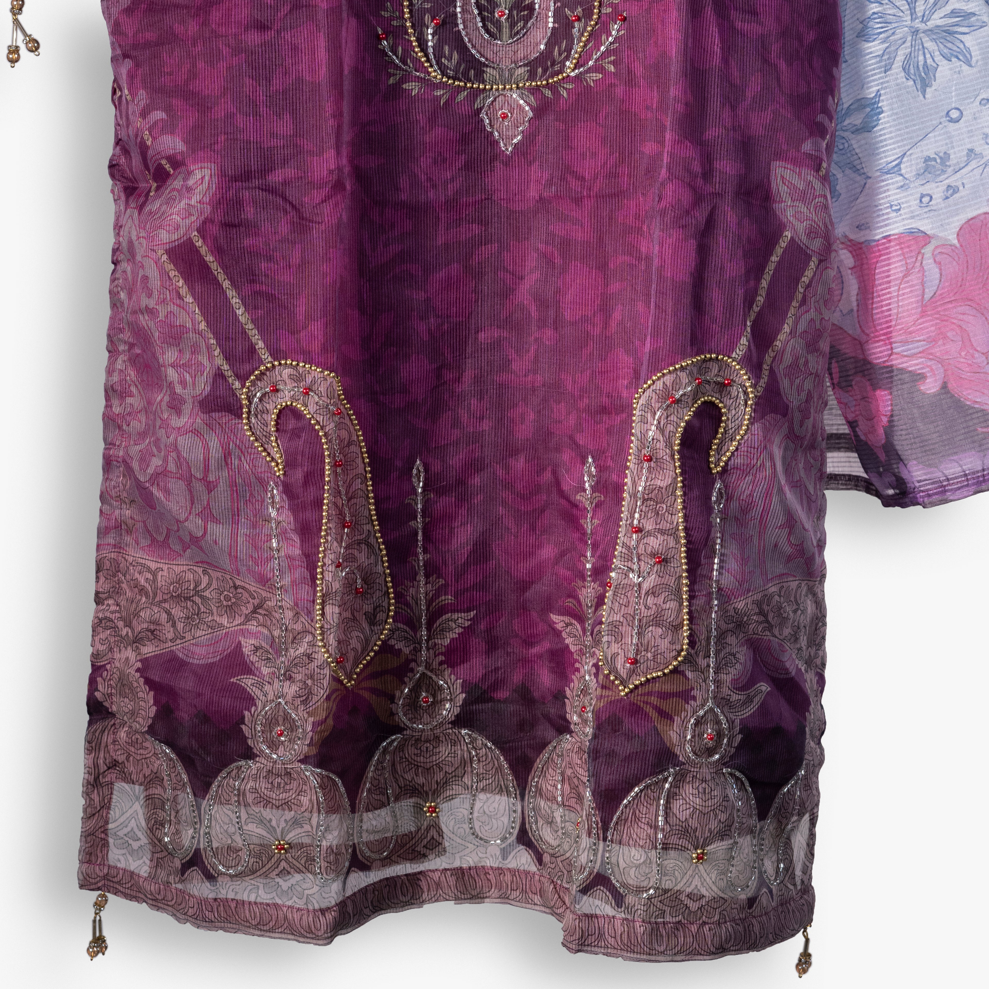 Luxury Embroidered Elegance Three Piece Set | CD-WD22