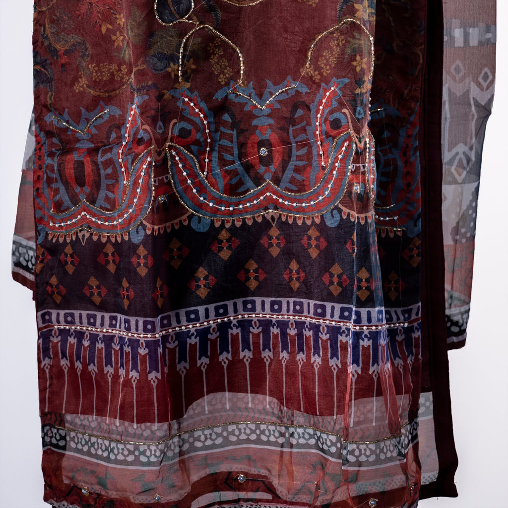 Elegant Ethnic Motif Three Piece Set | CD-WD13