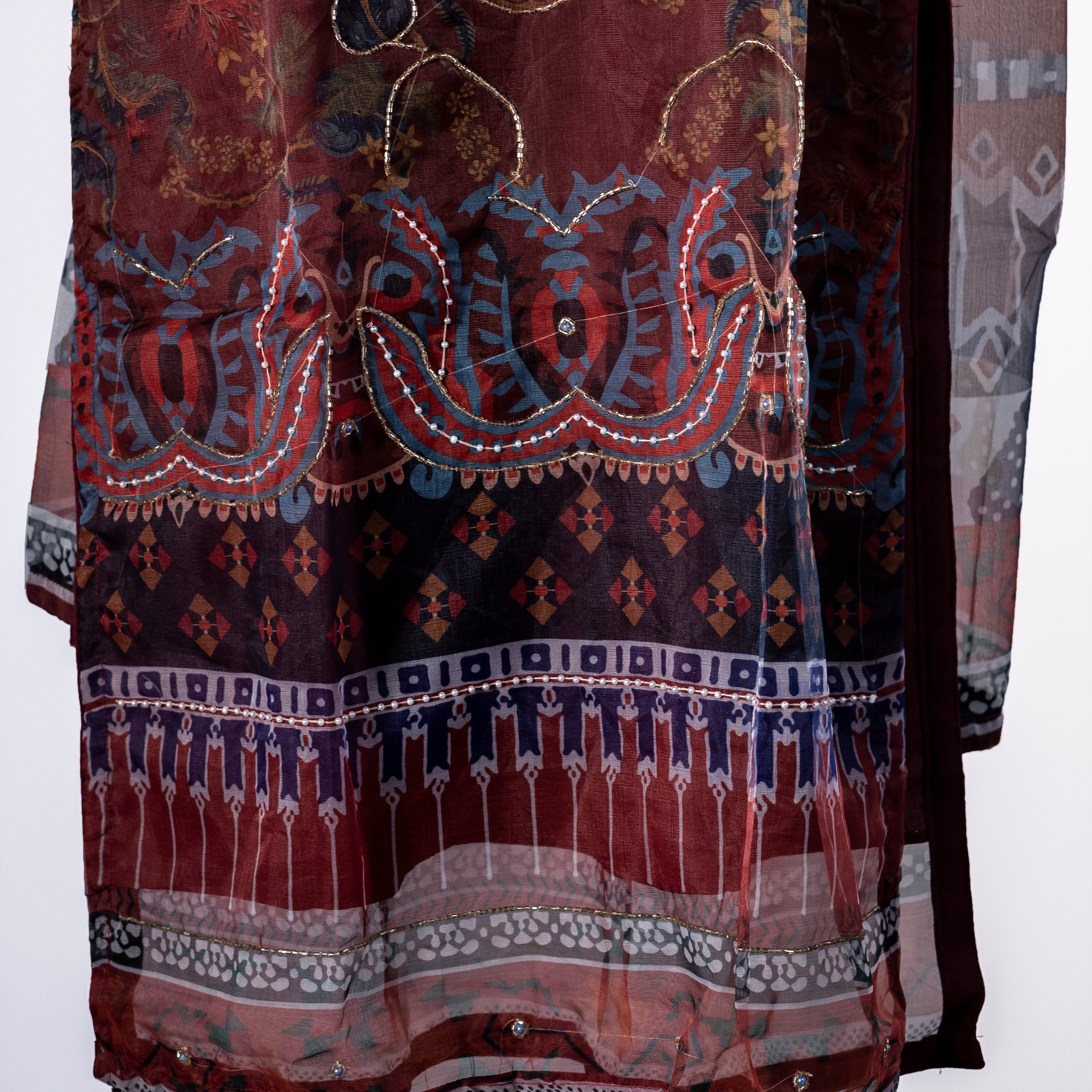 Elegant Ethnic Motif Three Piece Set | CD-WD13