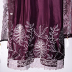 Elegant Embroidered Classic Three Piece Set | CD-WD28