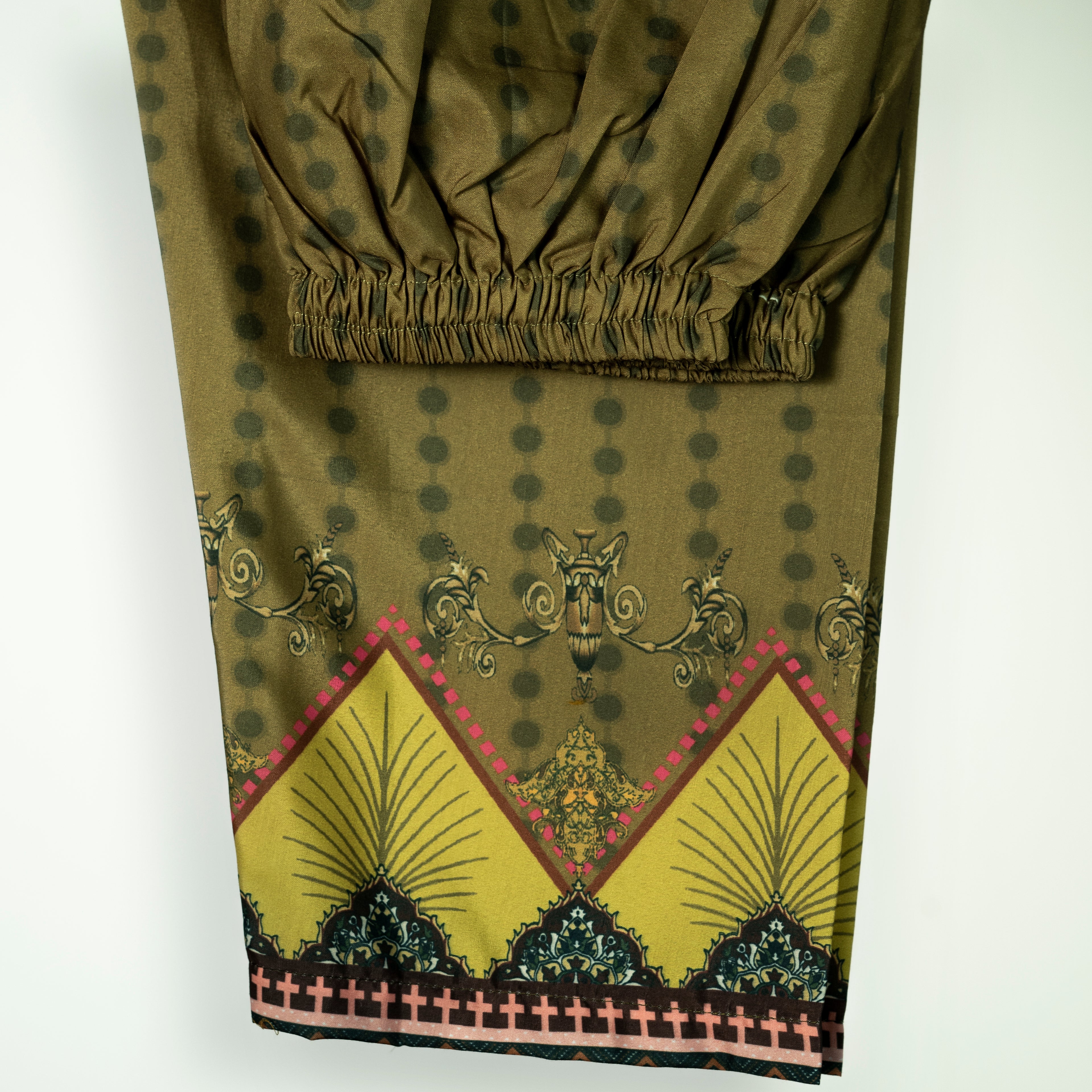 Elegant Traditional Printed Three Piece Set | CD-WD27